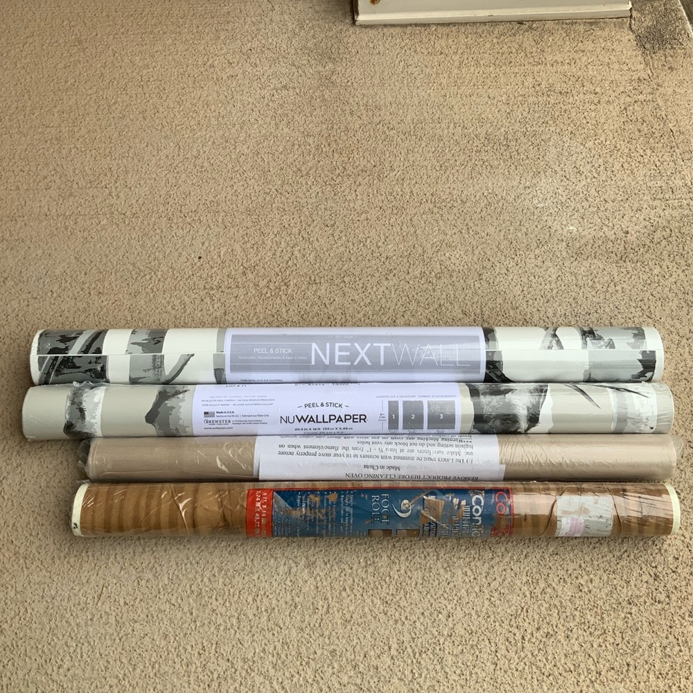 NU Wallpaper & Drawer Liners LOT X 4 BRAND NEW SEALED Home Decor